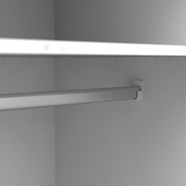 Oslo garderobeskap med 3 d�rer - Hvit/eik