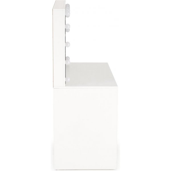 Facada sminkebord XL 120x 55 cm - Hvit + Tekstilrens for møbler Facada sminkebord XL 120x 55 cm - Hvit + Tekstilrens for møbler