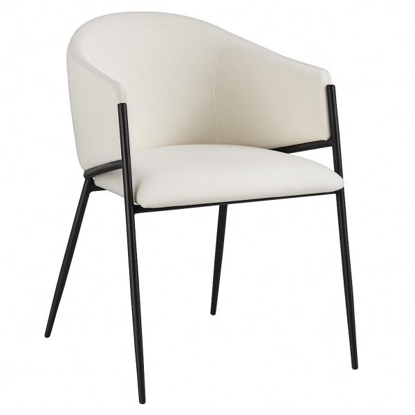 Stacey karmstol - Beige/svart