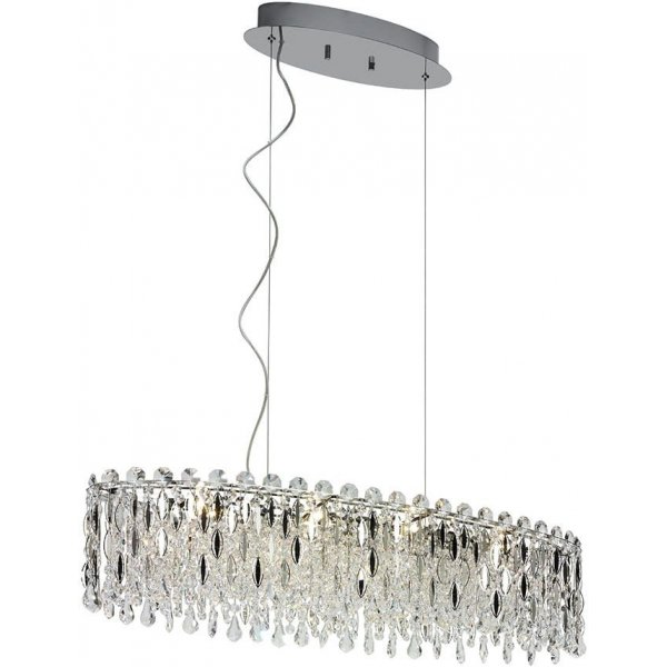 Avenida taklampe - Krom/krystall