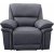 Reclinerlenestol Riverdale - Gr (Mikrofiber) + Flekkfjerner for mbler