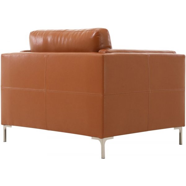 Cansas lenestol - Cognac PU + Tekstilrens for møbler Cansas lenestol - Cognac PU + Tekstilrens for møbler