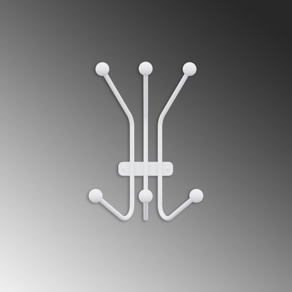 Maur kleshenger - Hvit Maur kleshenger - Hvit