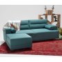 Oslo hjrnesofa - Turkis