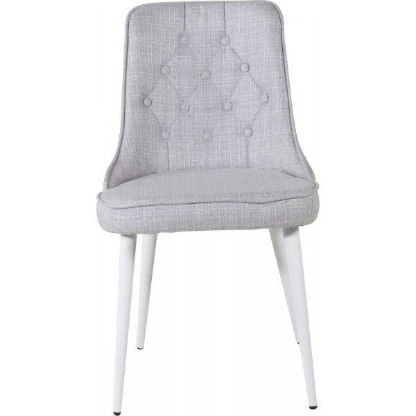 Alice Deluxe spisestol - Lysegr/hvit