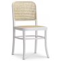 Omni spisegruppe, rundt spisebord 130 cm inkludert 4 stk. hvite Tyko stoler - Whitewash