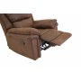 Reclinerlenestol Riverdale - Brun (Mikrofiber)