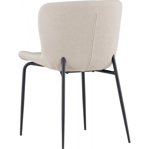 Modesto spisestol - Beige boucle Modesto spisestol - Beige boucle