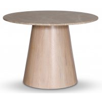 Batisse rundt spisebord hvitkalket eik / Empradore marmor Ø105 cm Batisse rundt spisebord hvitkalket eik / Empradore marmor Ø105 cm