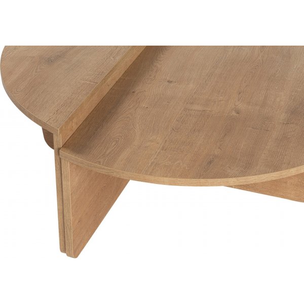 Orion salongbord 90 x 90 cm - Eik Orion salongbord 90 x 90 cm - Eik