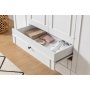 Lia garderobe 140 x 52 x 210 cm - Hvit