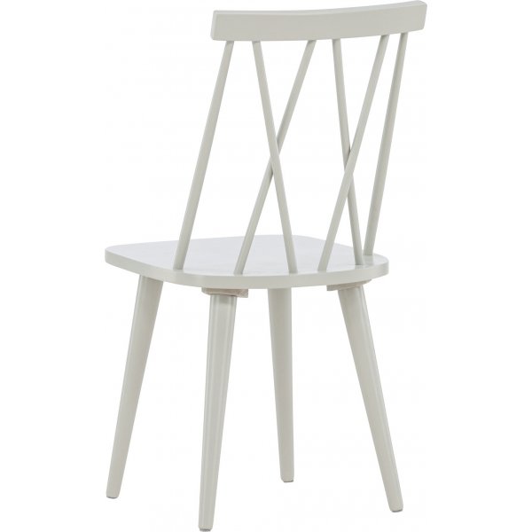 Mariette spisestol i flettet graktig