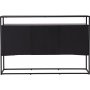 Kingsport avlastningsbord 120 x 45 cm - Sort