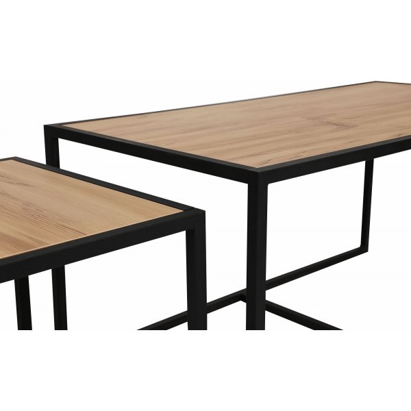 Atlantis salongbord - Eik/svart