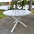 Scottsdale spisebord rundt 112 cm - Hvit