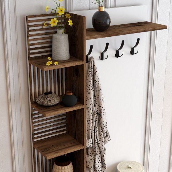 Viyana gangm�bel, 90 cm - Valn�tt/hvit