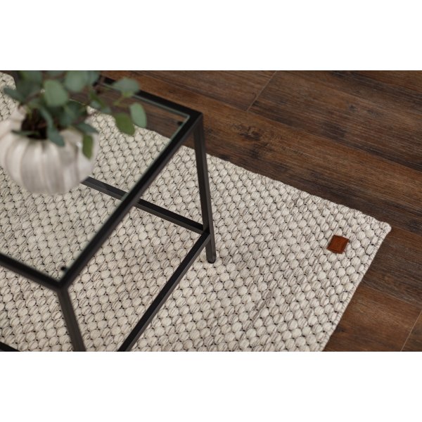 Torekov håndvevd teppe Hvit Torekov håndvevd teppe Hvit