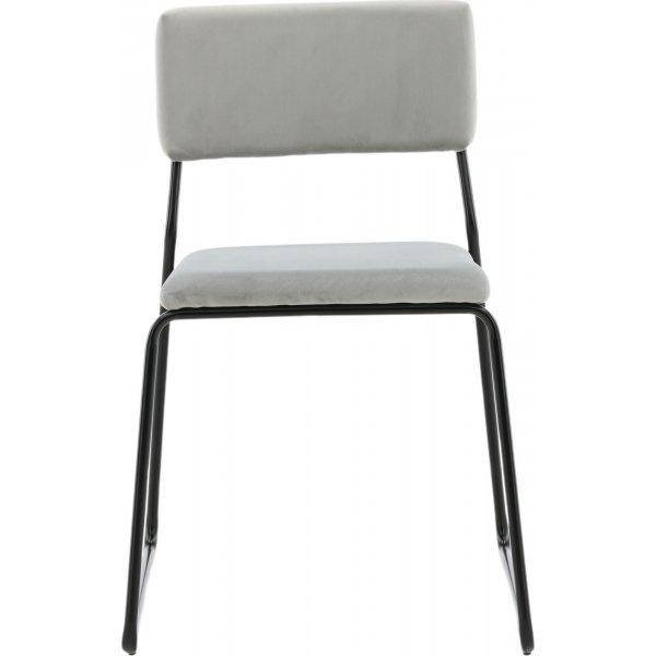 Frekvens stol - Lysegrå fløyel Frekvens stol - Lysegrå fløyel