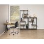 Seaford skrivebord 110 cm - Eik/svart