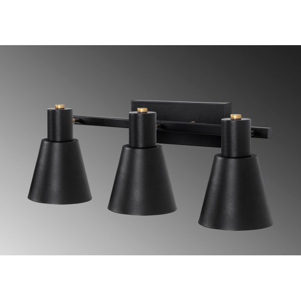 Gunnel vegglampe 13094 - Sort/antikk