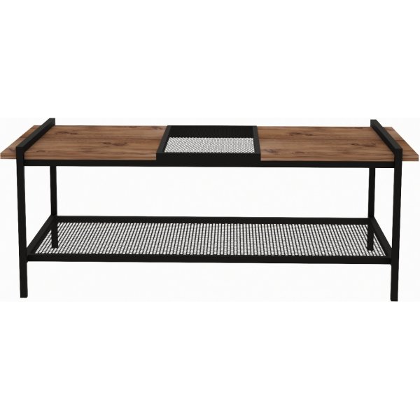 Mata salongbord 120 x 54 cm - Furu/sort Mata salongbord 120 x 54 cm - Furu/sort