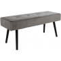 Skiby benk - grå/svart Skiby benk - grå/svart