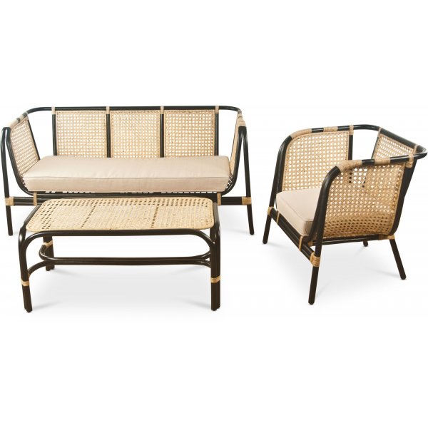 Marbella lenestol - Rotting/svart Marbella lenestol - Rotting/svart