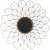 Sol speil 91 cm - Antikk messing
