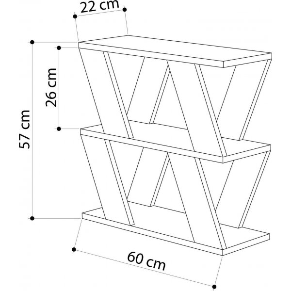 Lazena sidebord - Hvit Lazena sidebord - Hvit