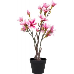 Magnolia tre kunstig plante - Rosa