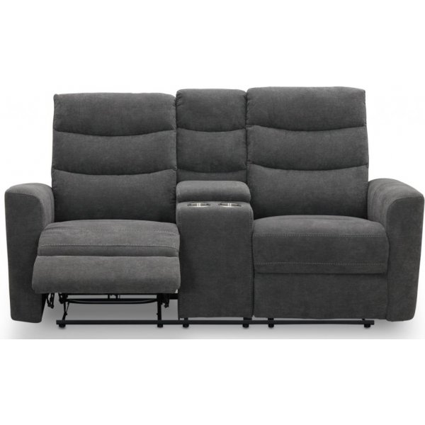 Chicago 2-seters hvilesofa med elektrisk mekanisme - Grå Chicago 2-seters hvilesofa med elektrisk mekanisme - Grå