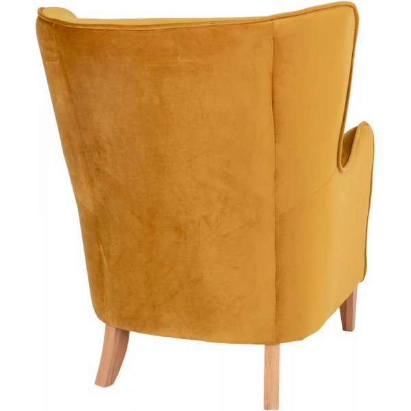 Campo lenestol - Gul/bøk Campo lenestol - Gul/bøk