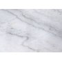 Maryland sofabord 75x75 cm - Hvit ekte marmor / Matt messing