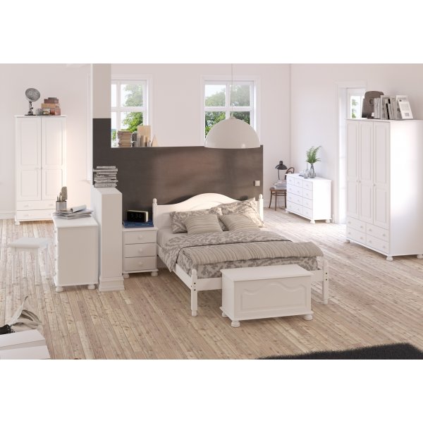 Richmond garderobeskap med 3 dører - Hvit Richmond garderobeskap med 3 dører - Hvit