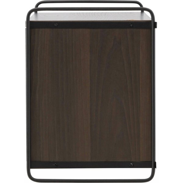 Paris veggskap 48 x 122 cm - Sort/Mocca Paris veggskap 48 x 122 cm - Sort/Mocca