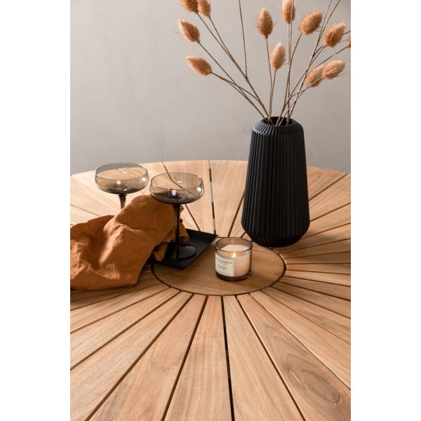 Croft spisebord Ø120 cm - Sort/Natur Croft spisebord Ø120 cm - Sort/Natur