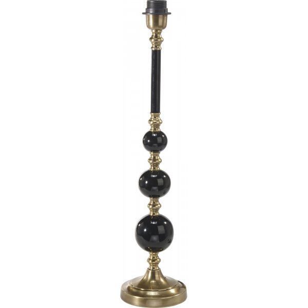 Abbey lampefot - Sort/messing - 60 cm