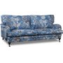 Howard Spirit 3-seters i blomsterstoff - Eden Parrot Blue