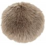 Lammeskinn imitasjon - Brun - 35