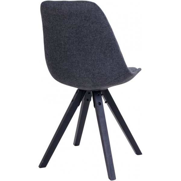Bergen Spisestol - Mørkegrå/Svart Bergen Spisestol - Mørkegrå/Svart