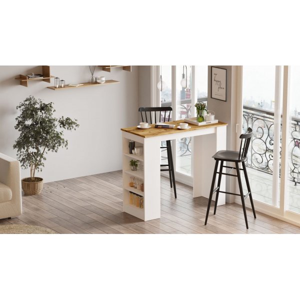 Style barbord - Furu/hvit Style barbord - Furu/hvit