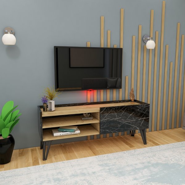 Martin mediebenk - Eik Martin mediebenk - Eik