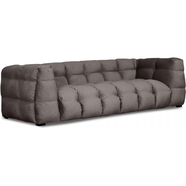 Nivou 3-seters sofa - Grbrun (Seal 89)