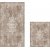 Romantica baderomsteppesett (2 stk) - Beige - 60 x 100 cm (1 stk) / 60 x 150 cm (1 stk)
