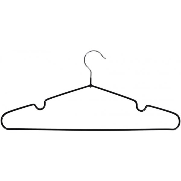 Masse kleshengere - Svart - 10 stk Masse kleshengere - Svart - 10 stk