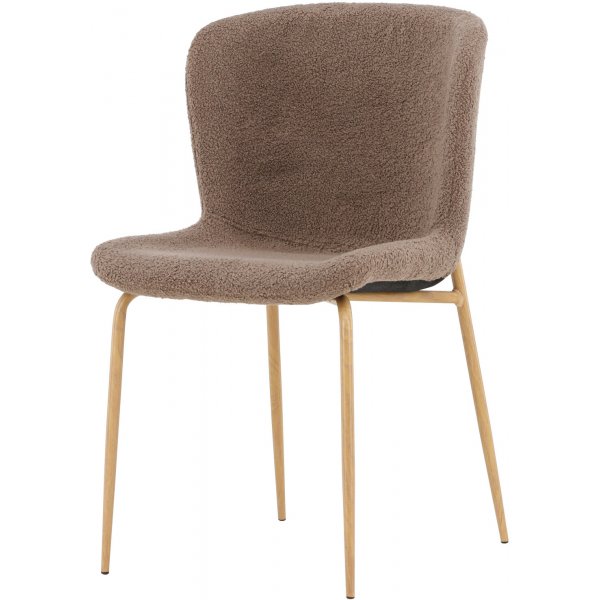 Modesto spisestol - Brun boucle Modesto spisestol - Brun boucle