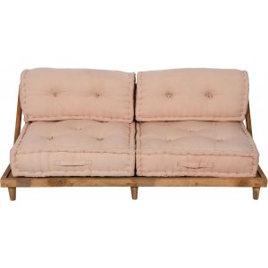 Heriya 2-seters sofa - Beige + Rensing av tepper og tekstiler Heriya 2-seters sofa - Beige + Rensing av tepper og tekstiler