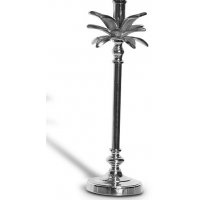 Palmblad Bordlampe 39cm - Sølv Palmblad Bordlampe 39cm - Sølv