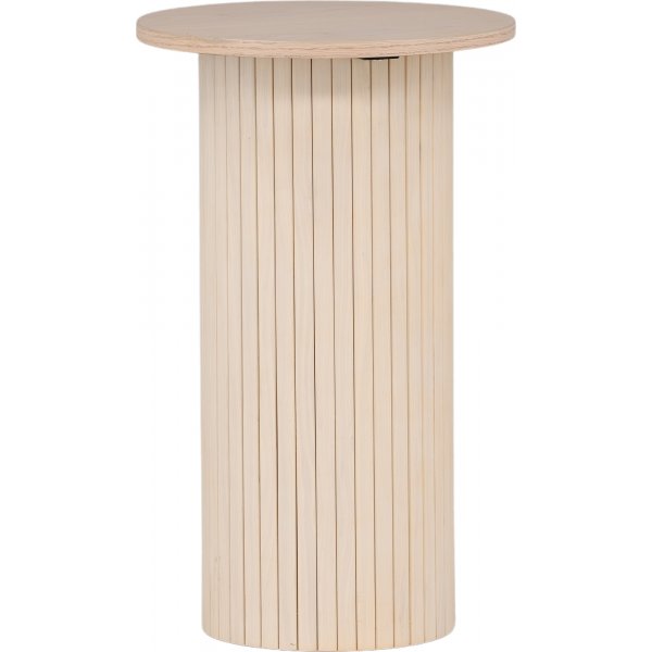 Bianca sidebord Ø40 cm - Whitewash Bianca sidebord Ø40 cm - Whitewash