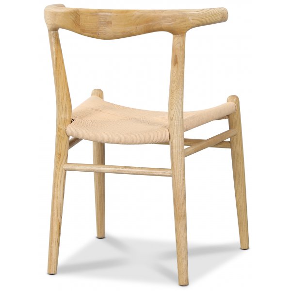 Berit spisestol - Natur / Flettet sete